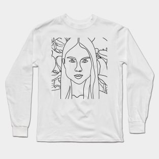 Woman face Long Sleeve T-Shirt